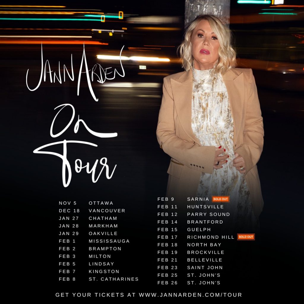 jann arden tour schedule